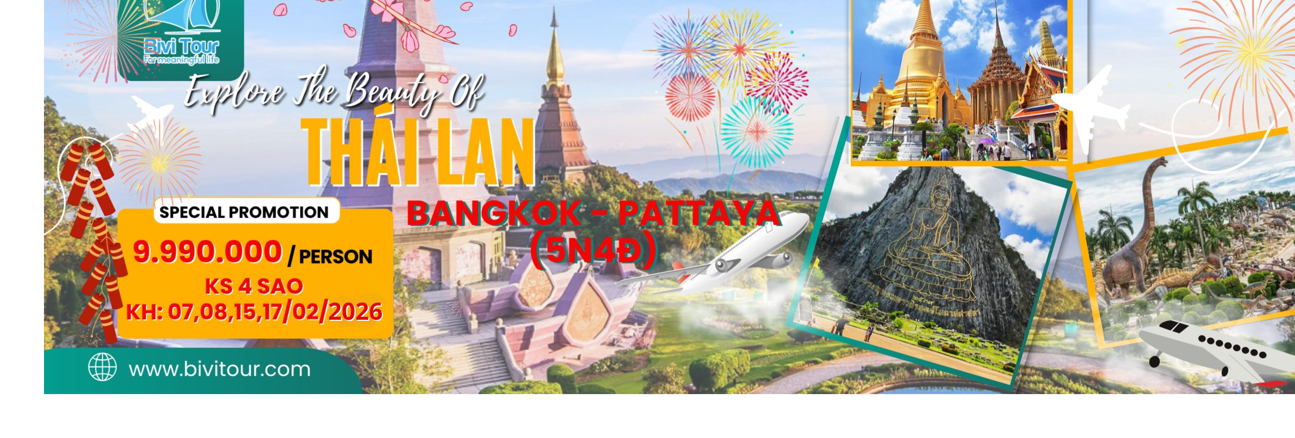 BANGKOK - PATTAYA (XUÂN BÍNH NGỌ 2026)