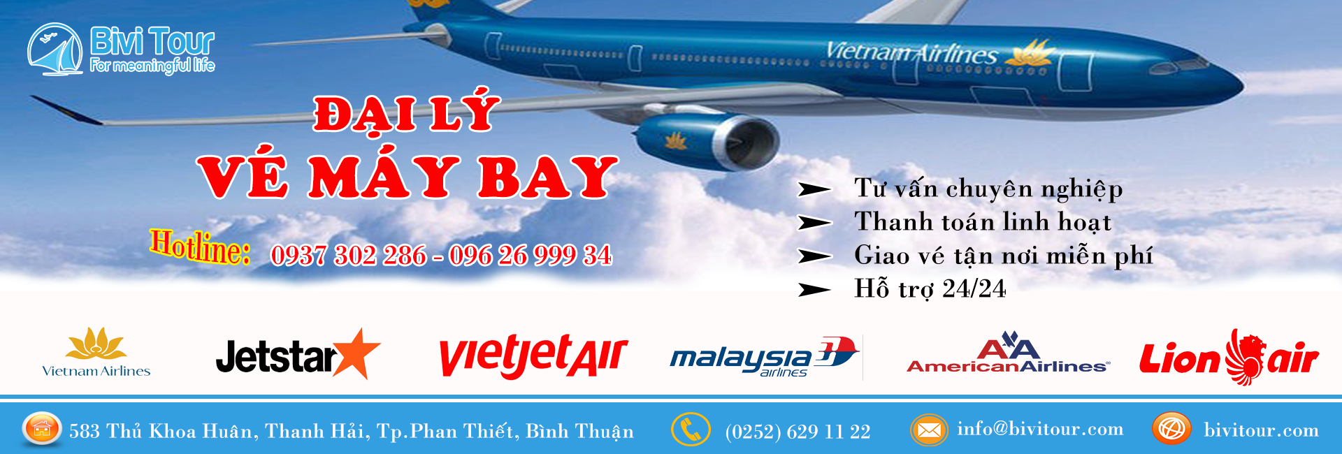 ĐẠI LÝ VÉ MÁY BAY 