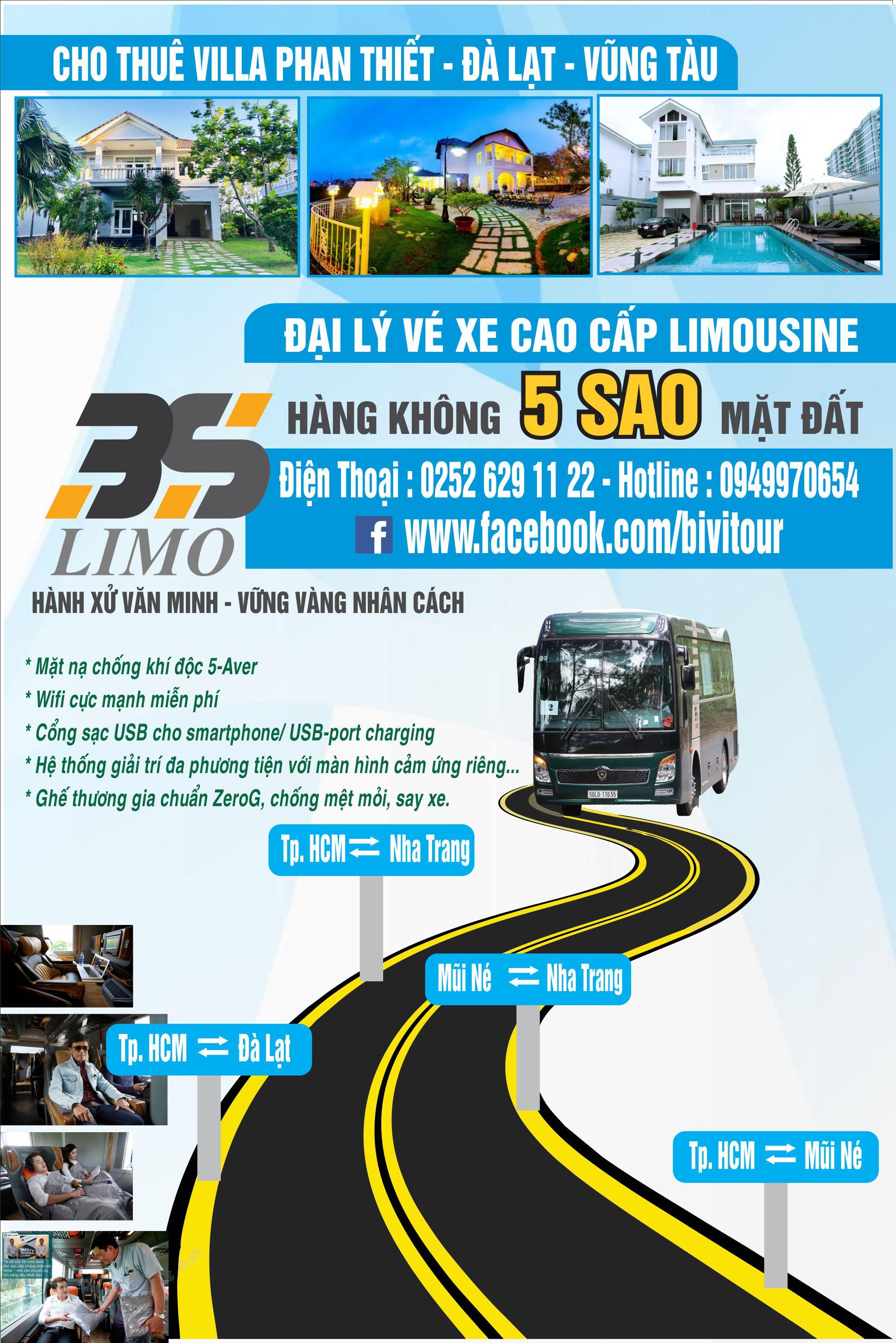 ĐẠI LÝ VÉ XE CAO CẤP LIMOUSINE